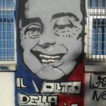 Paternò, murales con “Il volto della mafia” di Berlusconi. Che si fa?