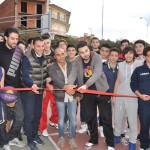 Paternò, taglio del nastro dopo manutenzione del campo da basket. Patetico