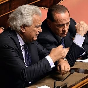 Denis Verdini con Silvio Berlusconi