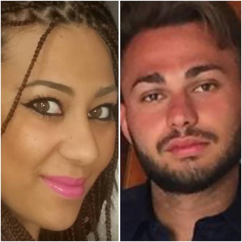 Valentina Aurealiano e Gianluca Parisi, due dei quattro giovani che hanno perso la vita questa sera a Paternò