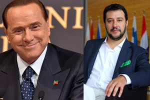 Silvio Berlusconi e Matteo Salvini