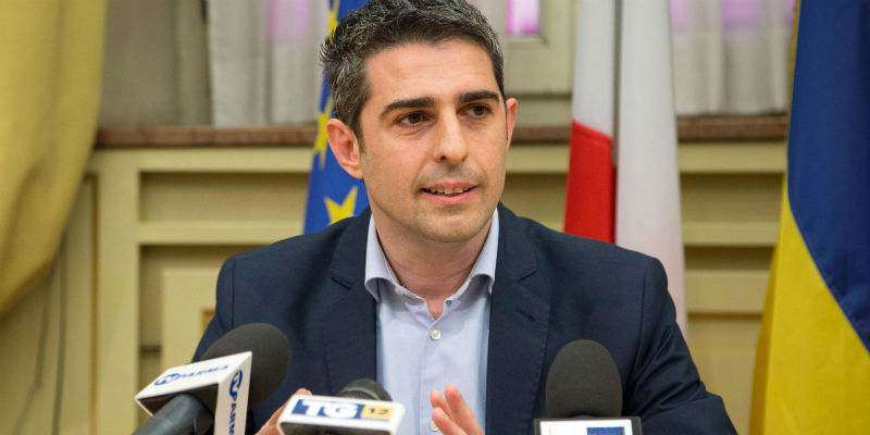 Federico Pizzarotti, sindaco di Parma eletto con il M5S