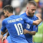 Nazionale: contro la Germania out Thiago Motta e Candreva, De Rossi incerto