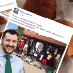 Arancini, profughi e giardini all’inglese: cronaca facebukkiana di Salvini in Sicilia