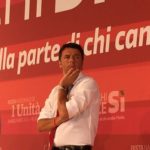 Renzi ieri a Catania, contestazioni e scontri