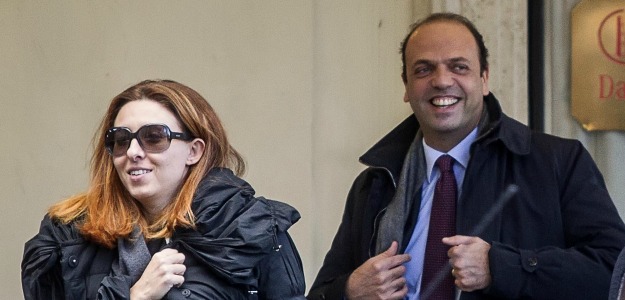 Alfano e la moglie