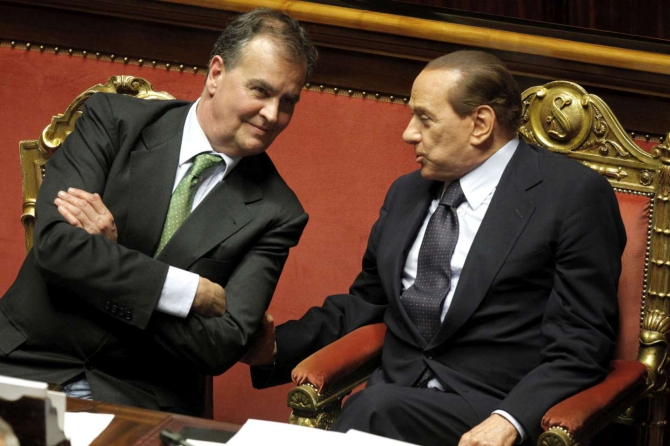 Calderoli e Berlusconi