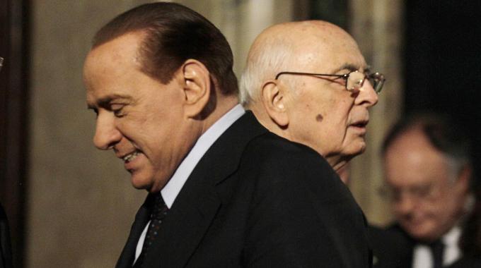 Berlusconi e Napolitano