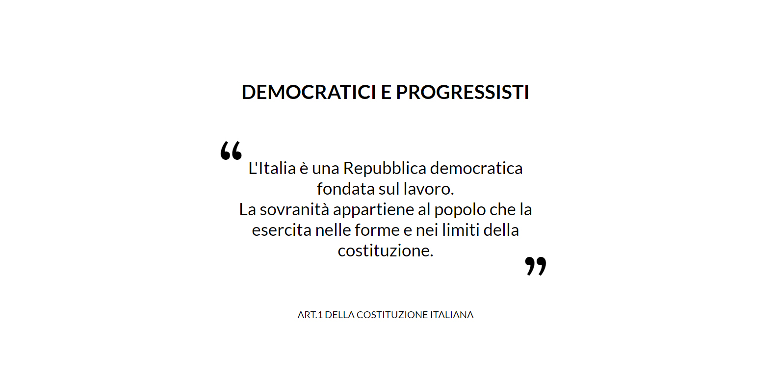 democratici progressisti