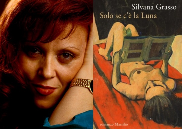 Silvana Grasso e la copertina del suo libro