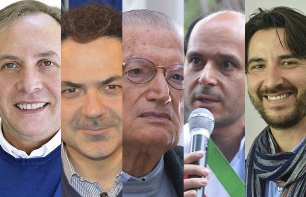 I cinque candidati sindaci di Paternò.