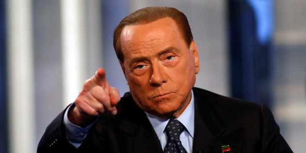 Silvio Berlusconi ieri sera a Porta a Porta su Raiuno