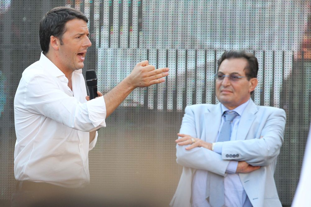 Matteo Renzi con Rosario Crocetta