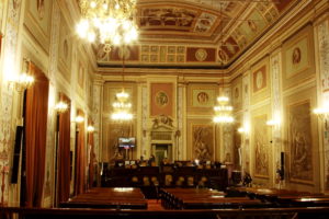 L'Aula dell'Assemblea Regionale Siciliana.