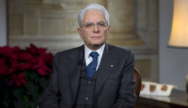 Il presidente della Repubblica Sergio Mattarella