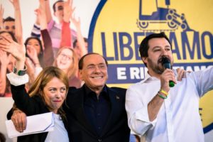 Silvio Berlusconi, Matteo Salvini, Giorgia Meloni