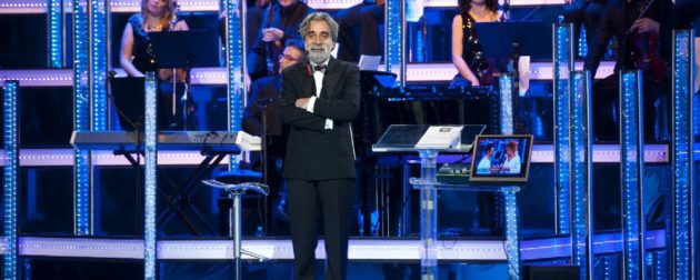 Il maestro d'orchestra Beppe Vessicchio, quest'anno di nuovo all'Ariston.