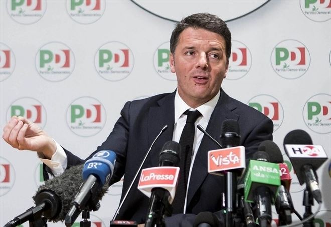 Matteo Renzi, segretario dimissionario del Pd