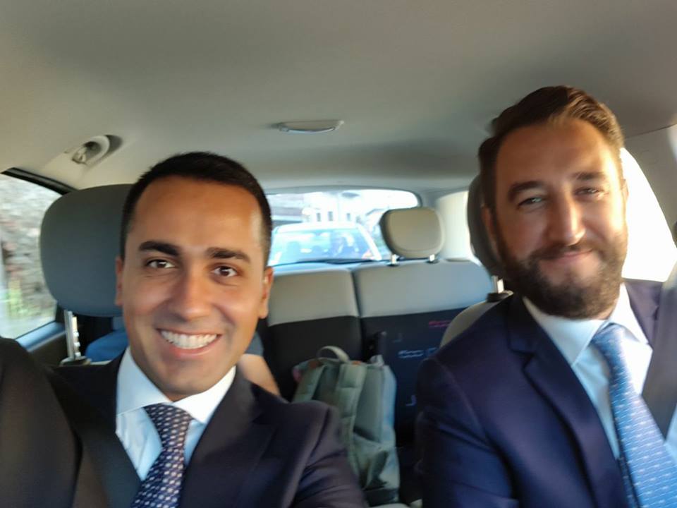 Luigi Di Maio con Giancarlo Cancelleri