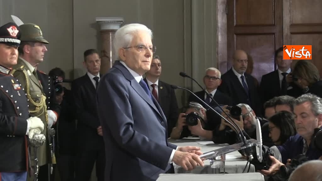 Sergio Mattarella, presidente della Repubblica