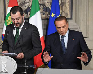 Matteo Salvini e Silvio Berlusconi