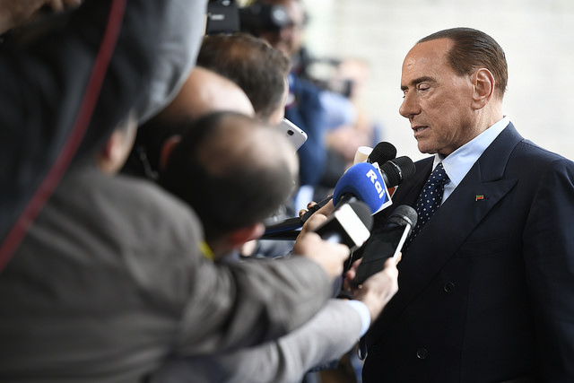 Silvio Berlusconi, presidente di Forza Italia