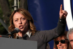 Giorgia Meloni, presidente di Fratelli d'Italia