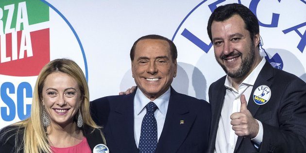 Meloni, Berlusconi e Salvini