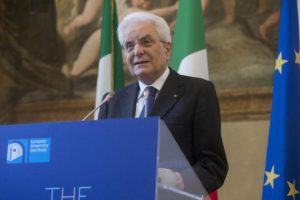 Il presidente della Repubblica Sergio Mattarella