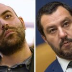 Diffamazione, Saviano indagato dopo denuncia Salvini