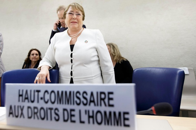 Michelle Bachelet, neo Alto commissario Onu per i diritti umani.