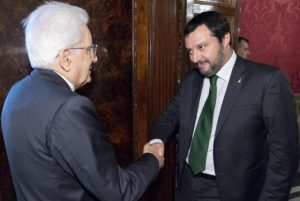 Mattarella con Salvini