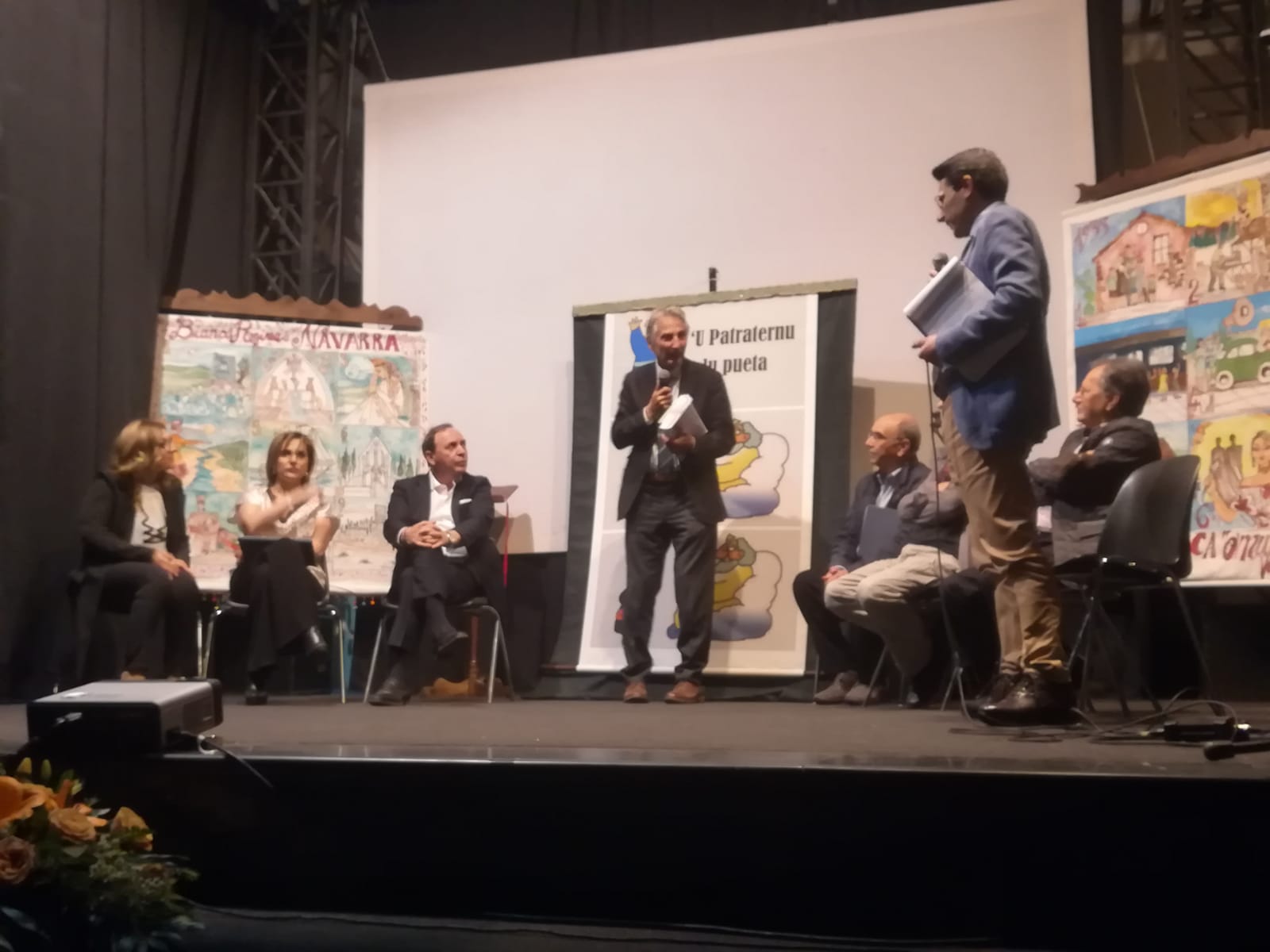 Un momento della manifestazione al Piccolo Teatro di Paternò