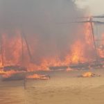 Catania, la Playa invasa dalle fiamme