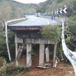 Cade un altro viadotto in Liguria