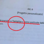 Il Pd vuole eliminare letteralmente la “famiglia”