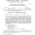 Coronavirus, il modello per l’autocertificazione del Ministero dell’Interno