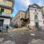 Napoli. Crolla appartamento disabitato, nessun ferito. Danneggiata chiesa