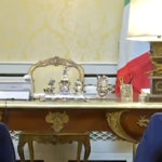 Salvini da Berlusconi a Villa Grande: “Nessun veto su Governo Draghi”