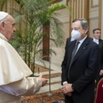 Draghi in Vaticano, visita anche alla Cappella Sistina