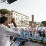 Lega, bagno di folla ieri a Roma per manifestazione con Salvini