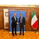 Catania. Il sindaco Enrico Trantino incontra il ministro delle Imprese Adolfo Urso
