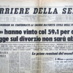 Il 12 e 13 maggio del 1974 l’Italia votò “No” all’abolizione del Divorzio